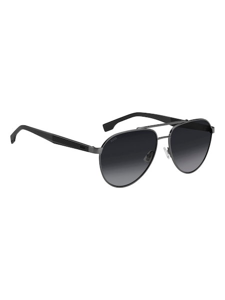 BOSS Grey 1485/S Pilot Sunglasses (K86185) | 1,371 SAR