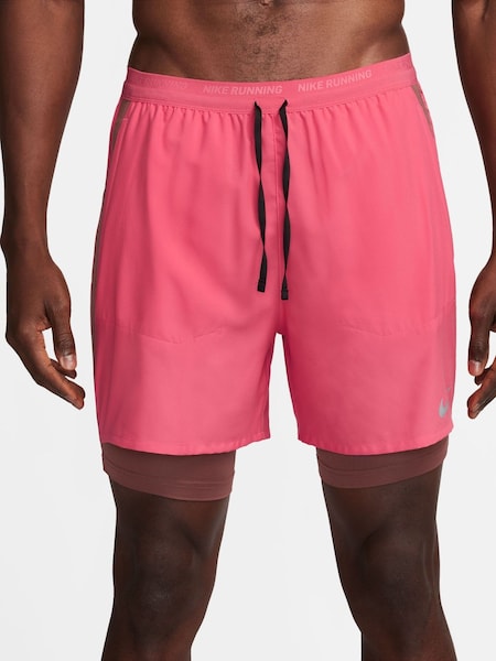 Nike Pink Dri-FIT Stride 5 Inch 2-in-1 Running Shorts (K86298) | €46