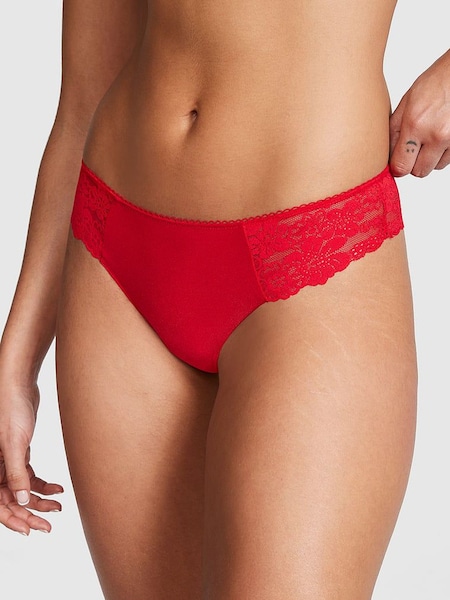 Victoria's Secret PINK Red Pepper Lace Thong Knickers (K86399) | €10.50
