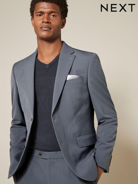 Petrol Blue Slim Fit Motionflex Stretch Suit Jacket (K86498) | 273 QAR