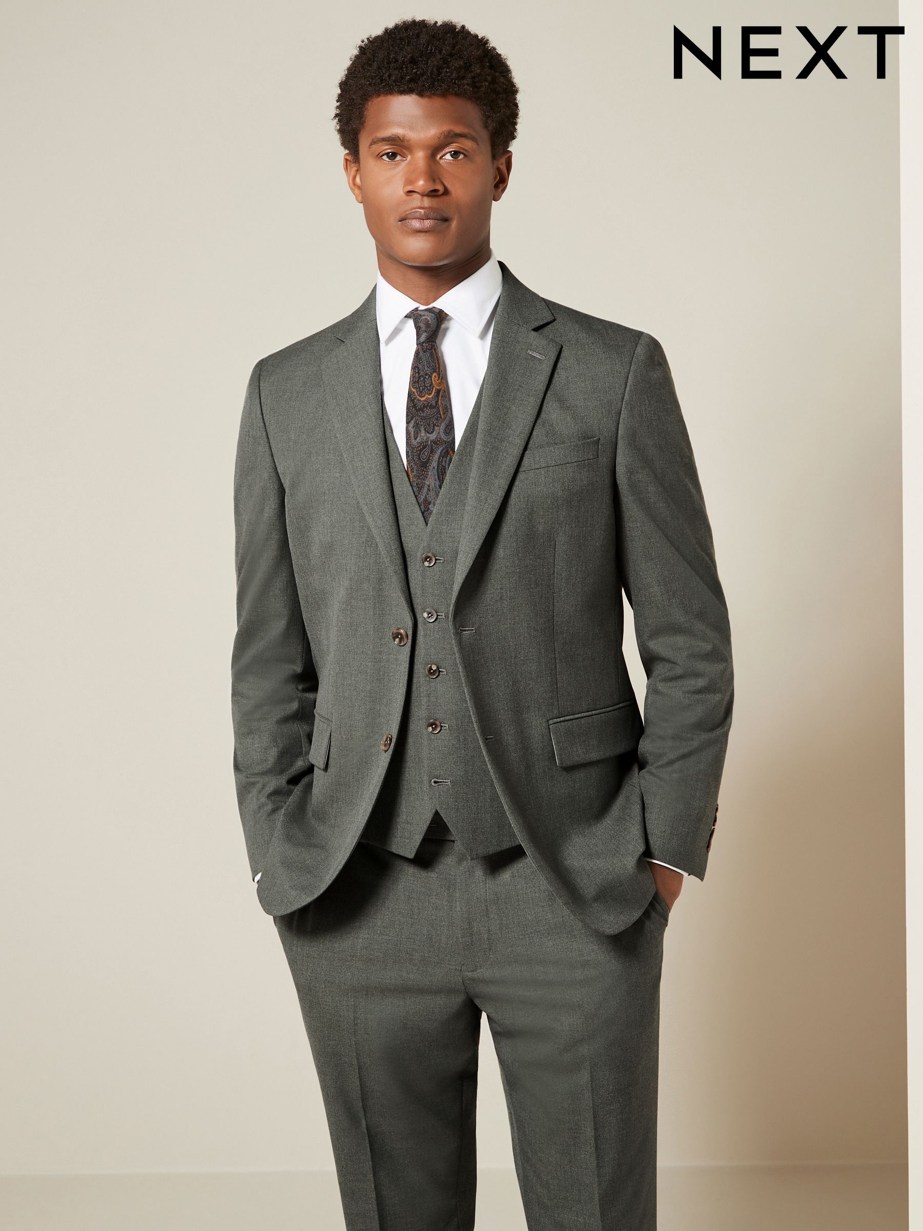 スーツ vintage JUN men three piece design suit Classic Tailored Fit Men's 3-Piece Tweed Suit | Vintage Inspired