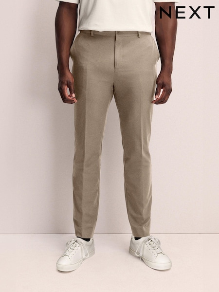 Neutral Muscle Fit Motionflex Tech Suit Trousers (K86547) | 156 QAR