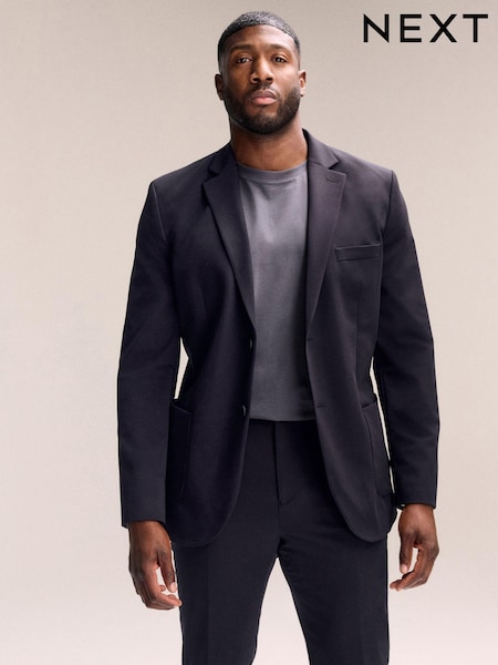 črna - Standardni kroj - Muscle Fit Motionflex Stretch Tech Suit Jacket (K86552) | € 46
