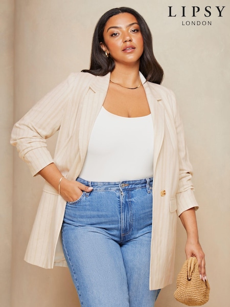 Lipsy Striped Relaxed Blazer (K86609) | €32