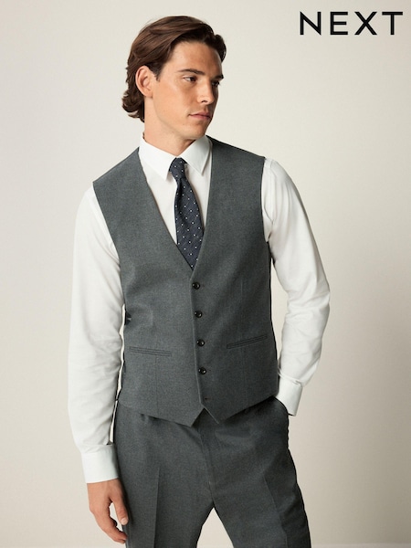 Grey Flannel Suit Waistcoat (K86864) | €51
