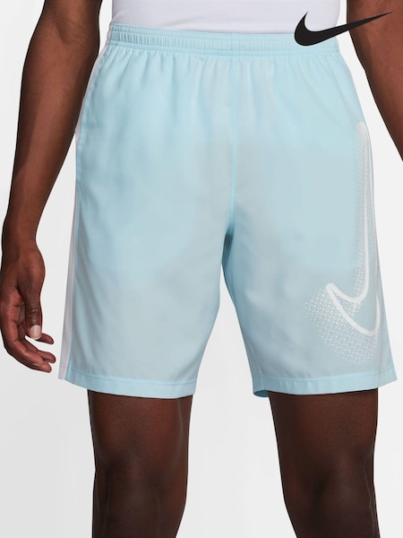 Nike Glacier Blue Academy Graphic Training Shorts (K87084) | €22