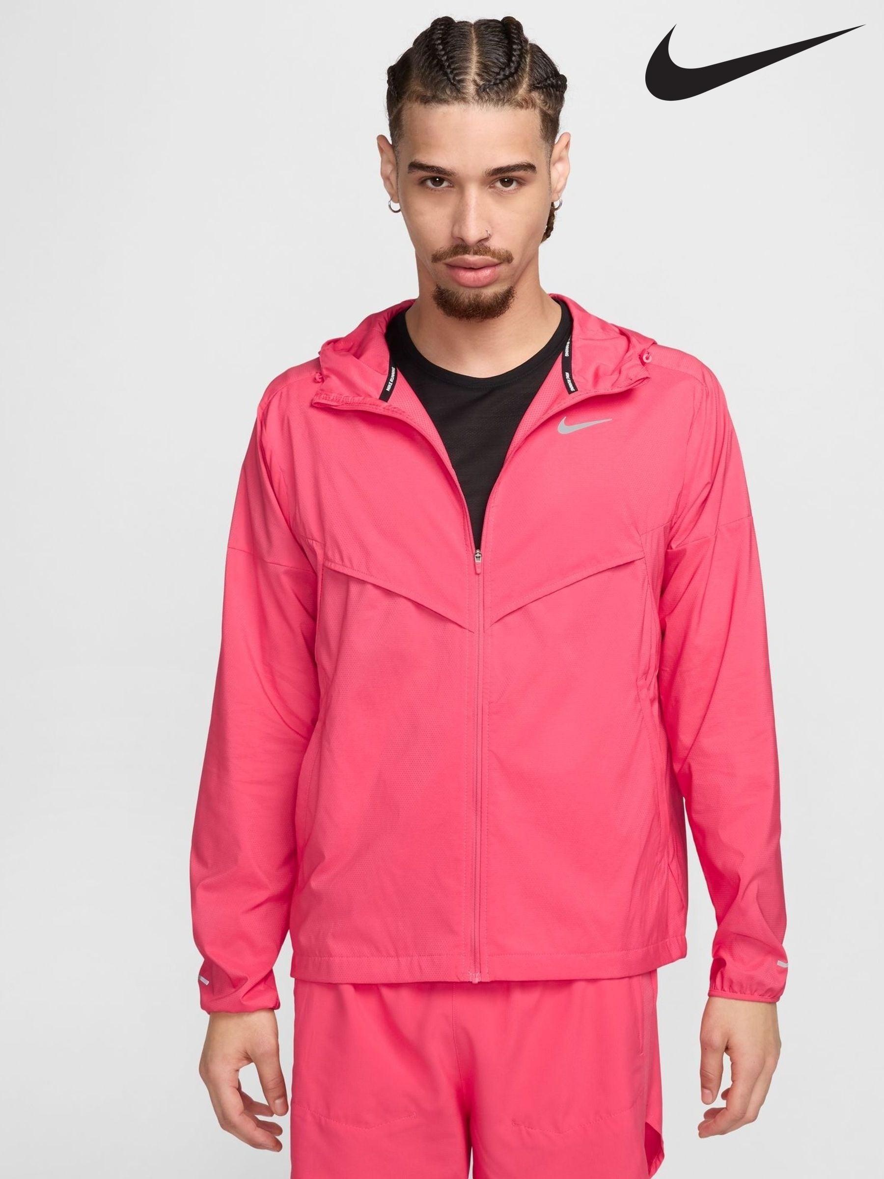 Pink jacket nike shop