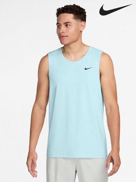 Niebieski - Nike Dri-FIT Hyverse Training Vest (K87176) | 105 zł