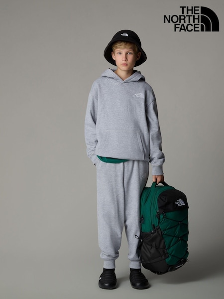 The North Face Grey Boys Teen Oversized Hoodie (K88055) | €42