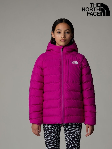 أرجواني - The North Face Girls Reversible Perrito Hooded Jacket (K88068) | ‏638 ر.س.‏