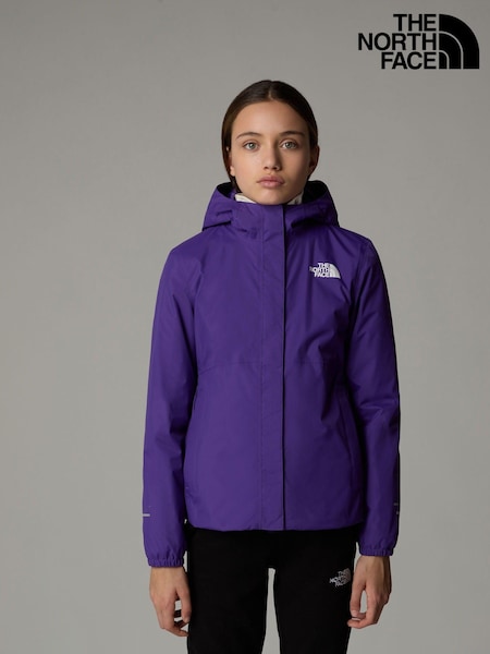 The North Face Purple Girls Waterproof Antora Rain Jacket (K88069) | AED408