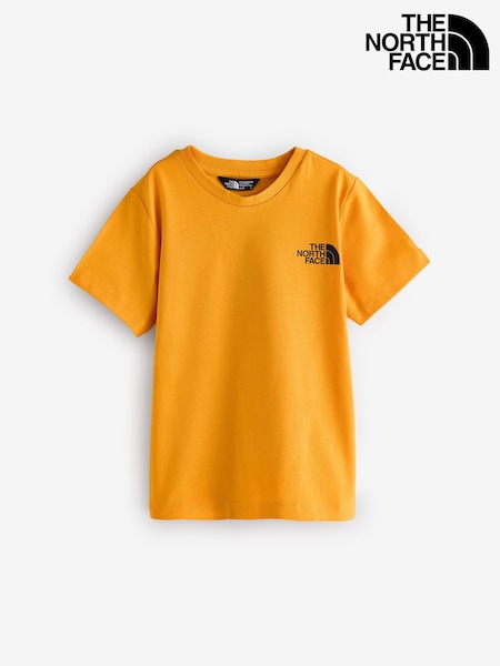 The North Face Yellow Boys 100% Cotton Redbox T-Shirt (K88077) | €22