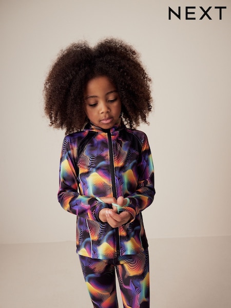 Multi Wave Sports Zip Through Jacket (3-16yrs) (K88146) | €6 - €7