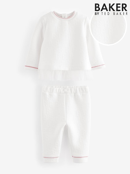 Baker by Ted Baker Mesh Sweater And Joggers Set (K88202) | R$ 325 - R$ 355