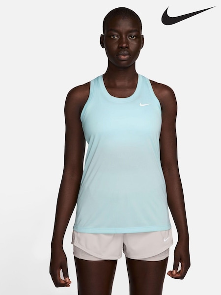 Nike Light Blue Dri-FIT Racerback Tank Vest Top (K88519) | €13
