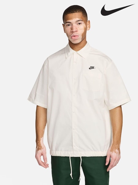 Nike White Club Oxford 100% Cotton Shirt (K89026) | €36