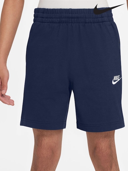 Azul marino medianoche - Nike 100% Cotton Sportswear Club Shorts (K89070) | 35 €