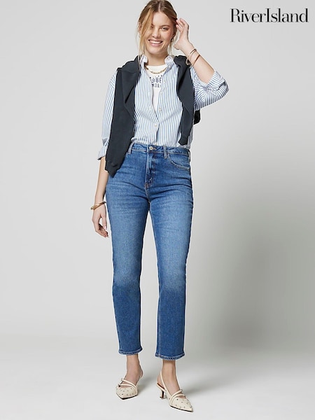 River Island Slim Fit High Rise Jeans (K89516) | 24 €