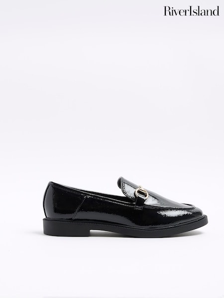 River Island Flat Snaffle Loafers (K89564) | 146 LEI