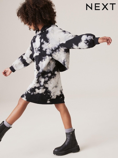 100% Cotton Tie Dye Hoodie Dress (3-16yrs) (K89827) | ‏7 ر.ع.‏ - ‏9 ر.ع.‏