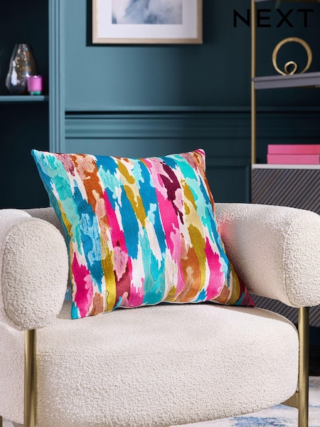 Multi Bright 50 x 50cm Galloway Velvet Cushion (K89887) | €12.50