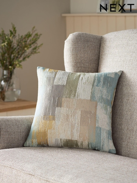 Green Abstract Printed Cushion (K89908) | DKK75