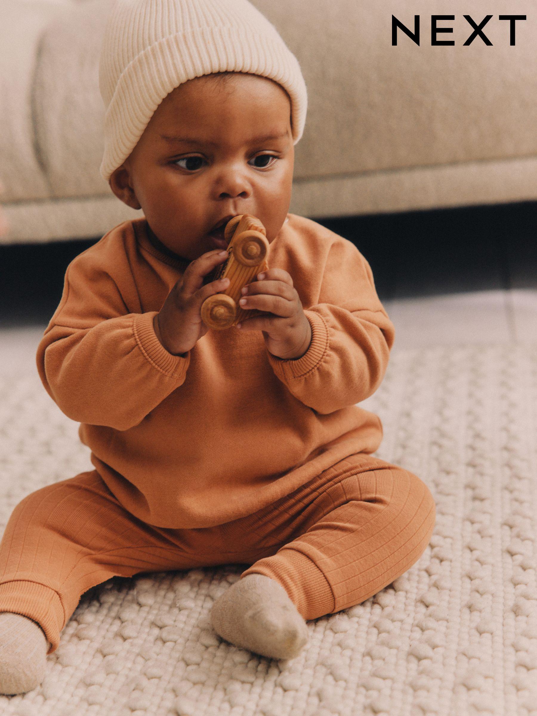 Orange baby leggings cheap