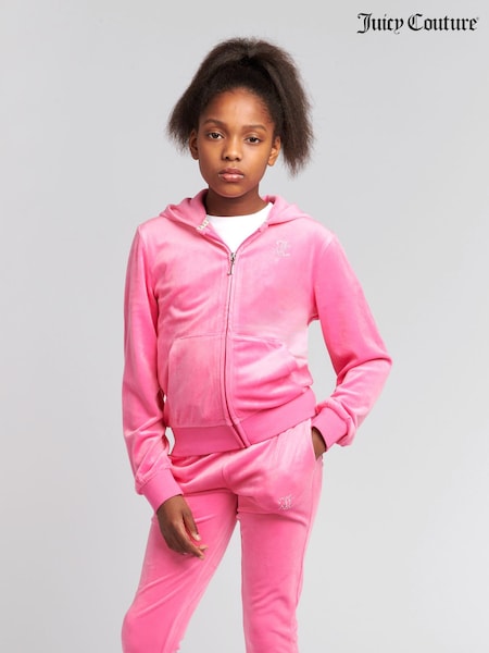 Juicy Couture Diamanté Zip Through Hoodie (K90230) | 268 LEI - 322 LEI