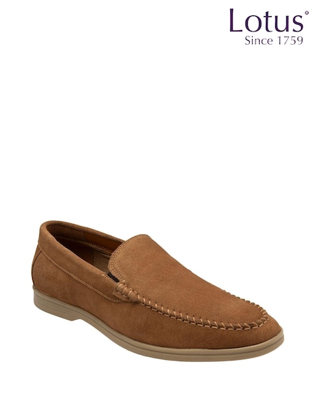 Lotus Brown Casual Slip On Driving Shoes (K90532) | €34