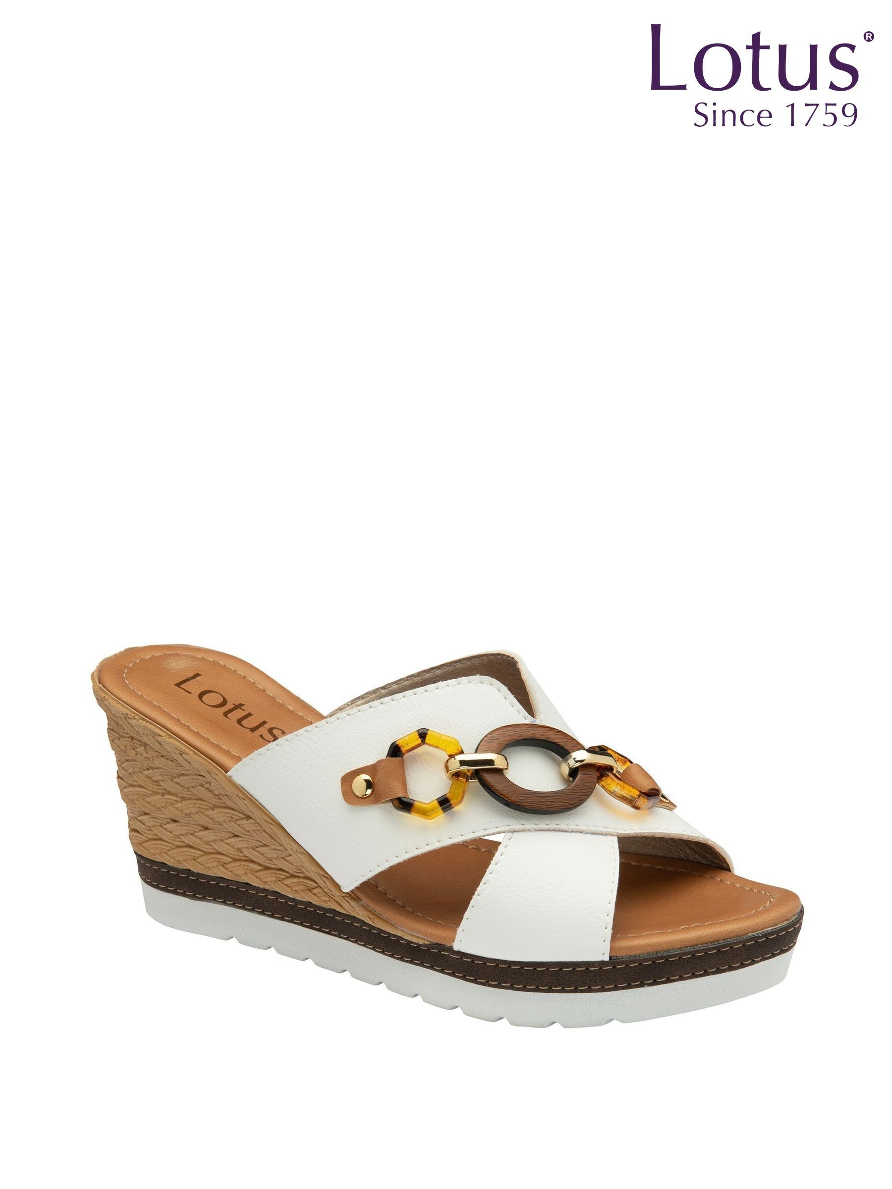 Women s Lotus White Mules Footwear Next Oman