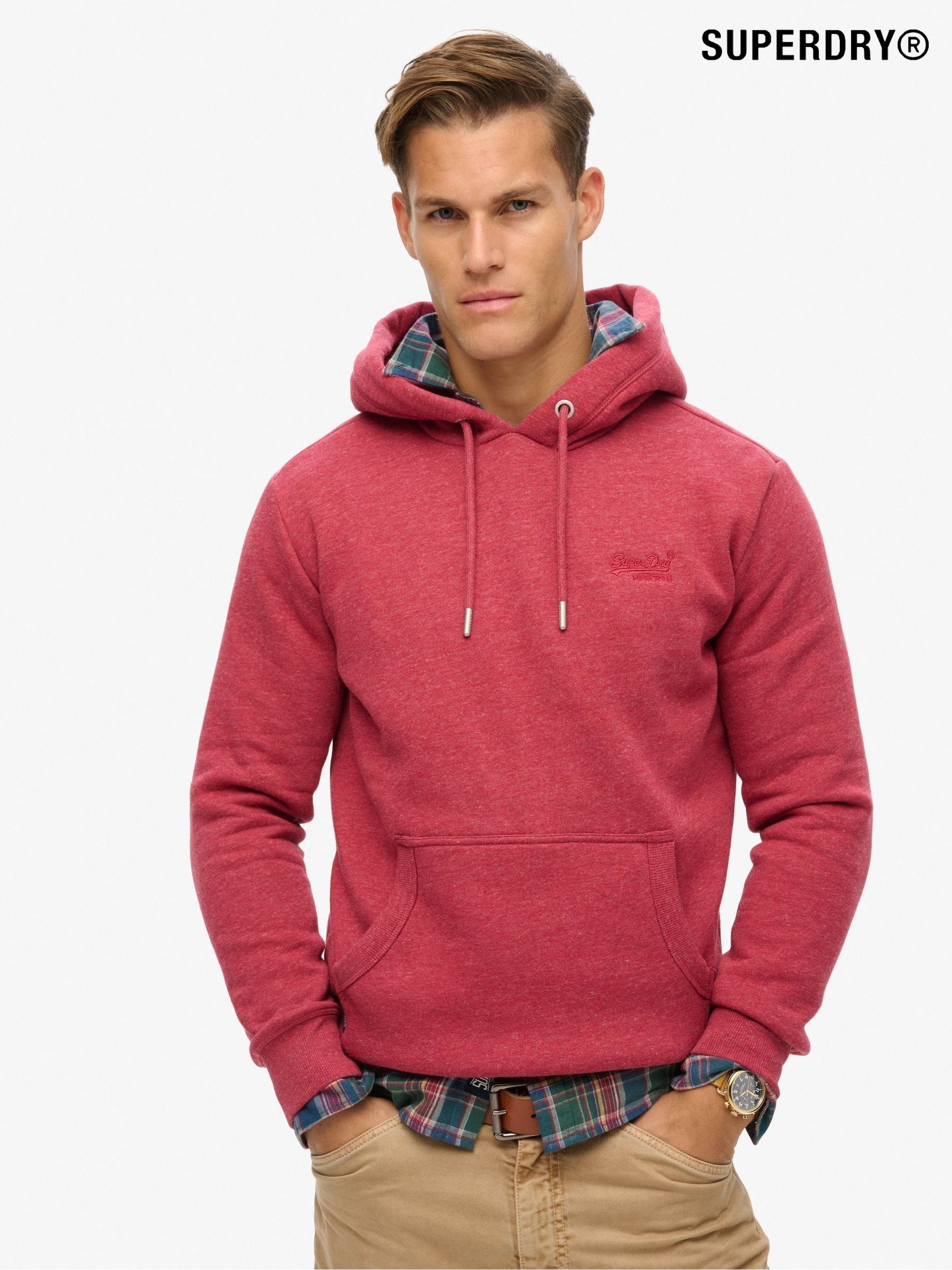 Mens pink hoodie uk shop