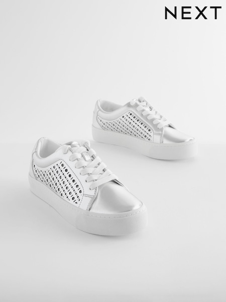 Forever Comfort® Patent Lasercut Trainers (K90996) | 168 LEI