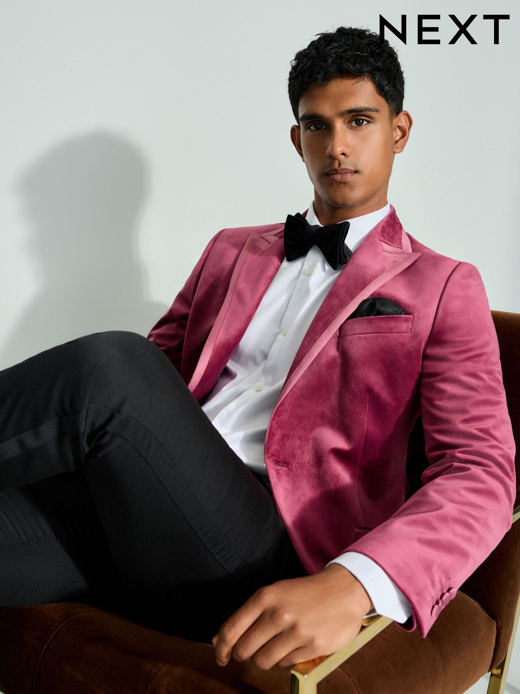 Men s Pink Blazer Clothing Next Ireland
