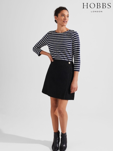 Hobbs Black Knit Emmy Skirt (K91065) | €59
