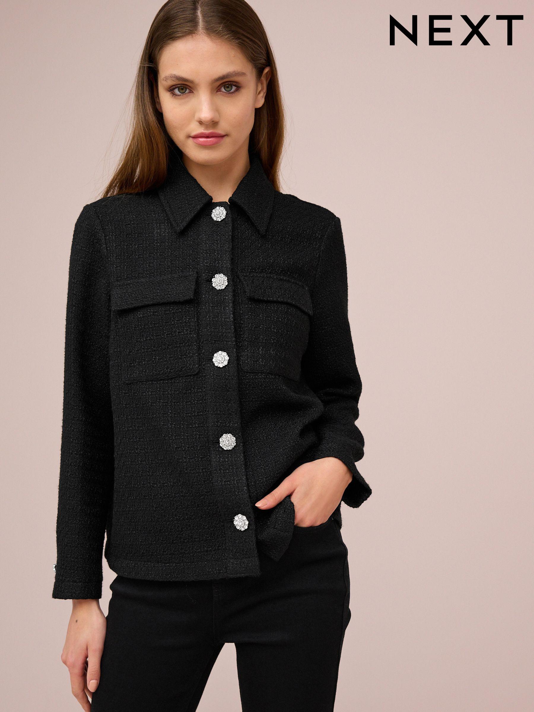 Women s Jackets Petite Shacket Casual Coatsandjackets Next Oman