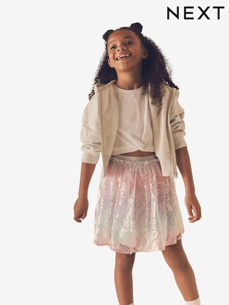 Pink/Blue Sequin Pull On Skirt (3-16yrs) (K91366) | €13 - €18