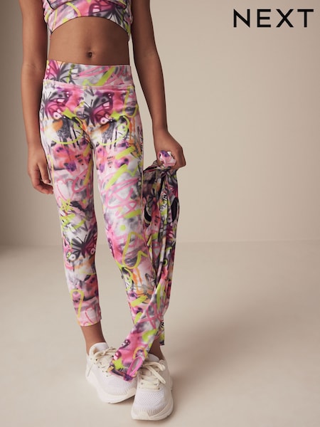 Multi Graffiti Sports Leggings (3-16yrs) (K91378) | €9 - €15