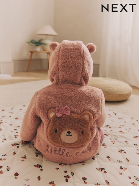 Rose - Baby Borg Fleece Jacket (0mths-2yrs) (K91444) | €22 - €24