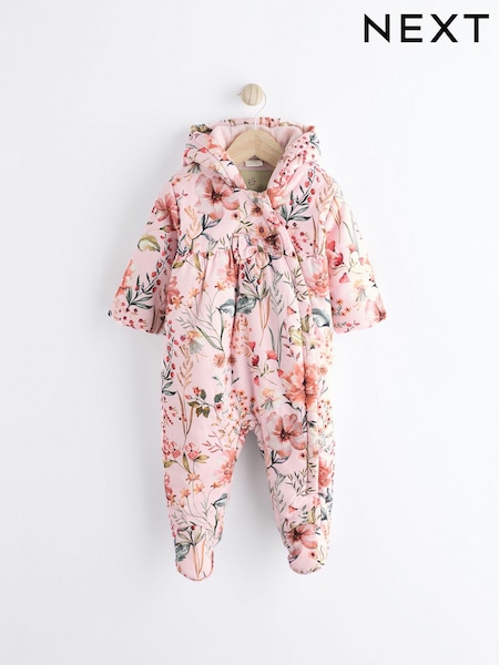 Цветочный - Corduroy Baby All-In-One Pramsuit (0mths-2yrs) (K91453) | €30 - €32