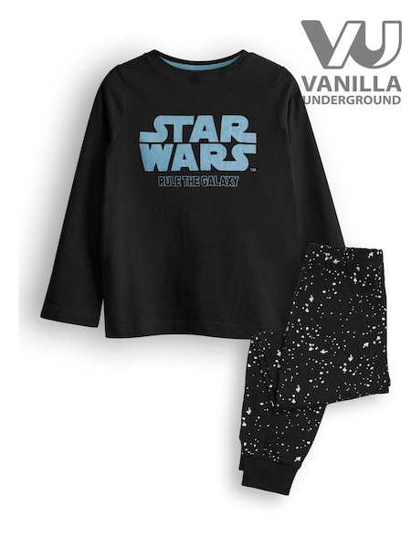 Vanilla Underground Black Boys Licensed 100% Cotton Pyjamas (K91471) | €24