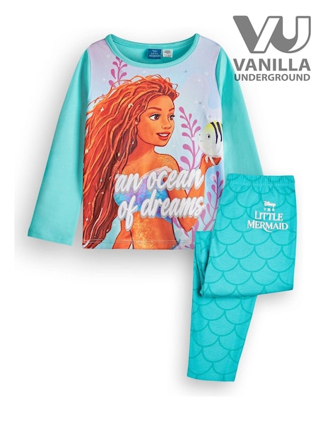 Vanilla Underground Blue Girls Licensed 100% Cotton Pyjamas (K91494) | €21