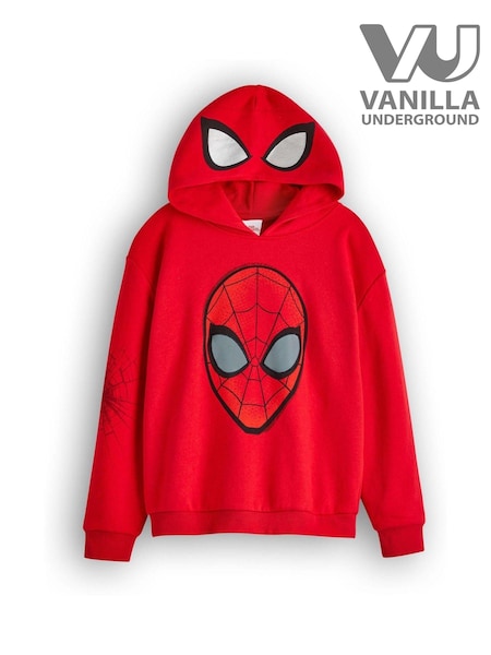 Vanilla Underground Red Boys Spider-Man Hoodie (K91530) | € 27