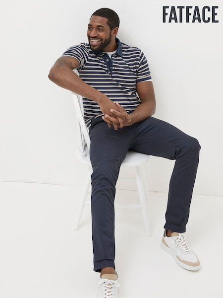 FatFace Blue Slim Heyshott Chinos (K91590) | €39.50