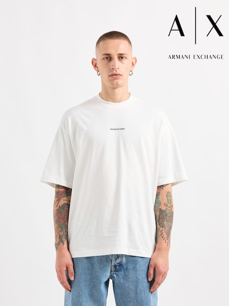 Armani Exchange Oversize Fit 100% Cotton Back Logo T-Shirt (K91856) | €35