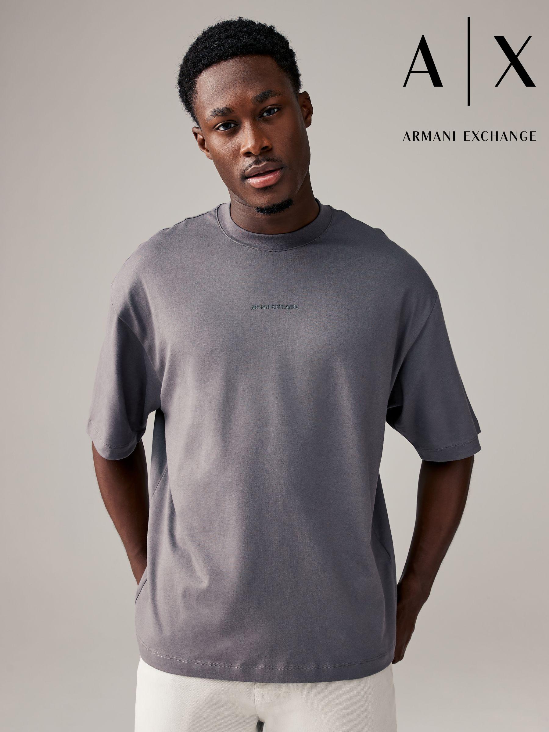 Men s T Shirts Armani Exchange Grey Tops Next Luxembourg