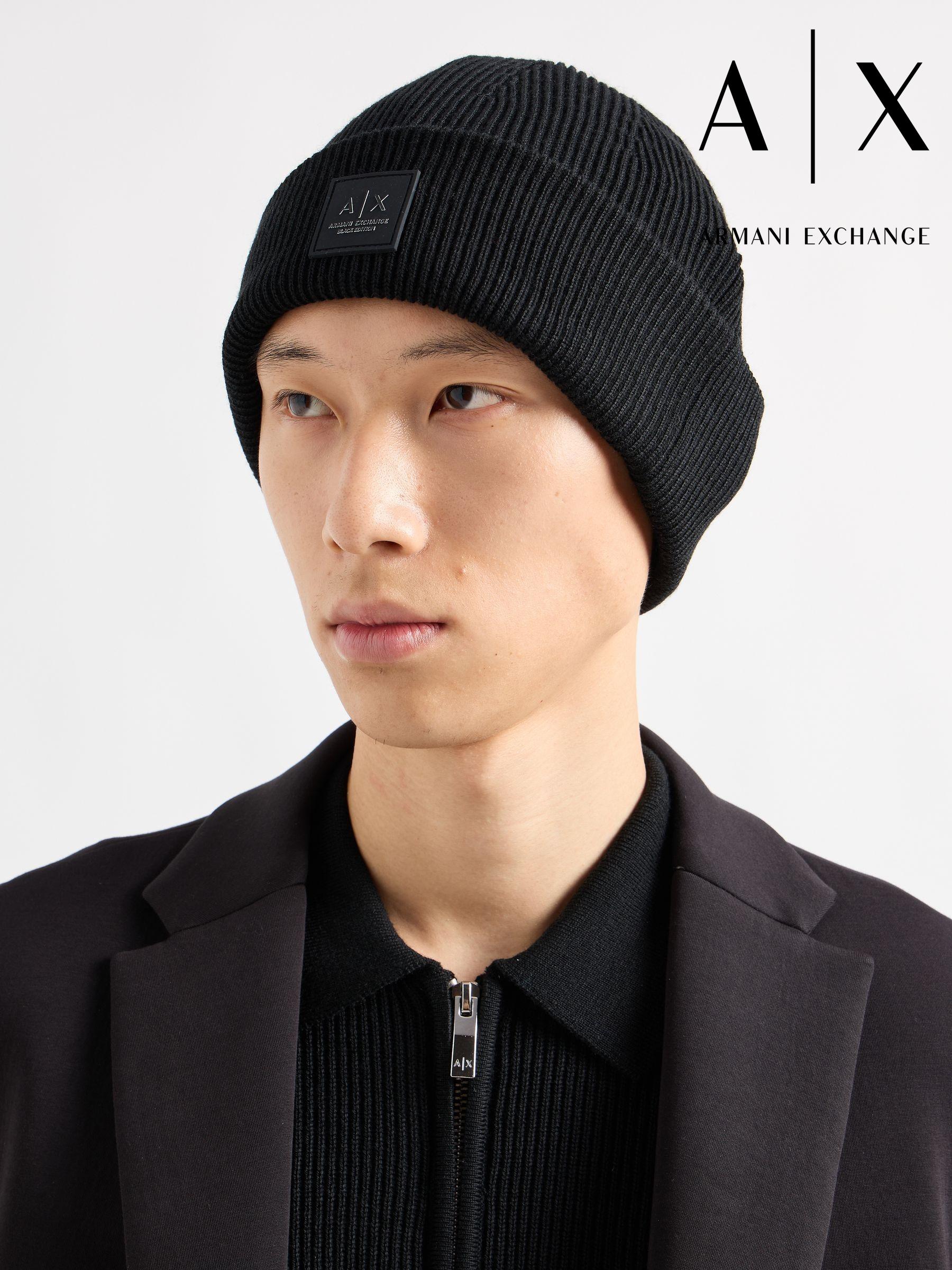 Mens armani beanie sale