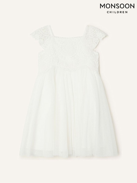 Monsoon White Baby Estella Dress (K92298) | € 70 - € 75