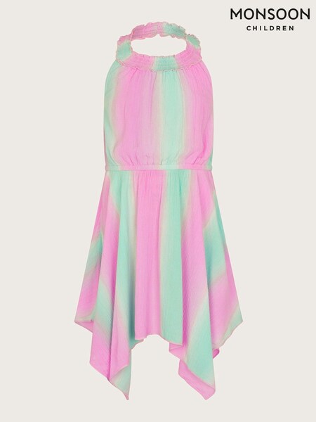 Monsoon Purple Tie Dye Halter Neck Dress (K92346) | 38 QAR - 44 QAR