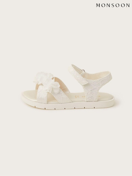 Monsoon Natural Lace Corsage Sandals (K92350) | € 9 - € 10