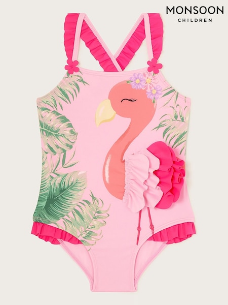 Monsoon Baby Flamingo Skirted Swimsuit (K92353) | 134 LEI - 149 LEI
